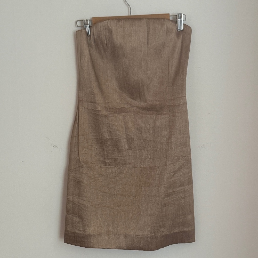 Vintage Paco Rabanne Strapless Mini Dress